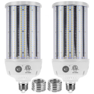 NS 2Pack Lâmpadas de Milho LED 120W, 5000K, AC110277V, 18000lm, Base E26E39, Substituição de Metal Halide HID CFL para Iluminação Industrial Comercial