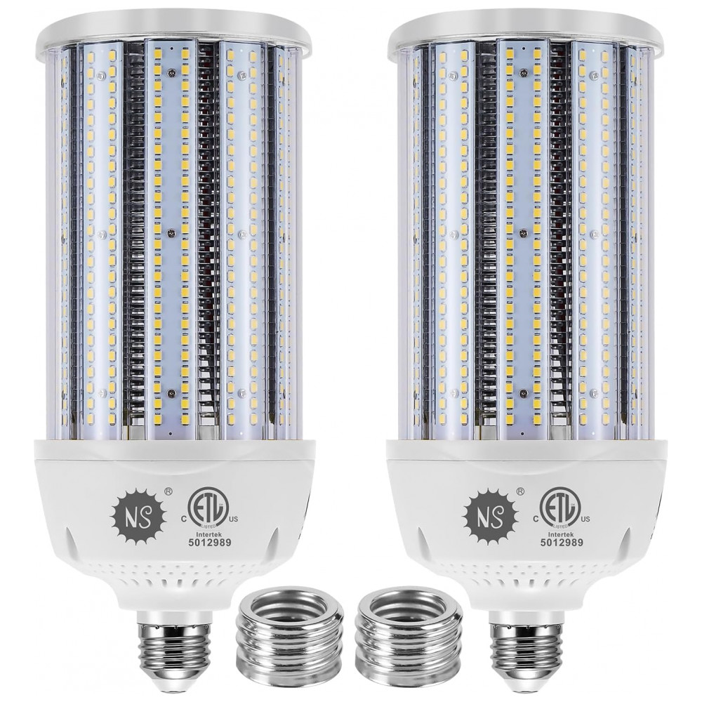 NS 2Pack Lâmpadas de Milho LED 120W, 5000K, AC110277V, 18000lm, Base E26E39, Substituição de Metal Halide HID CFL para Iluminação Industrial Comercial