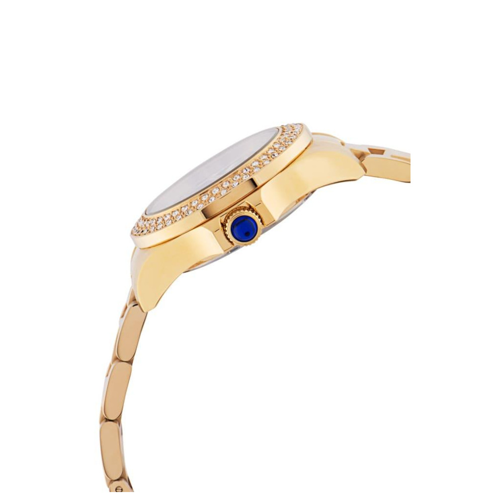Relgio feminino anjo com mostrador em madreprola - 34 mm. Ouro 36072 Invicta - Imagem 2