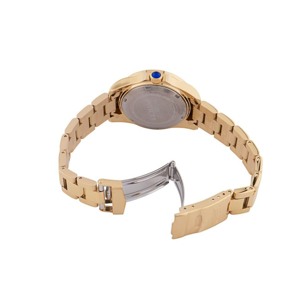 Relgio feminino anjo com mostrador em madreprola - 34 mm. Ouro 36072 Invicta - Imagem 3