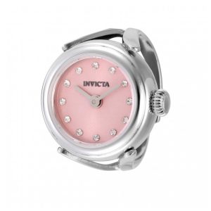 Relógio de Anel Feminino Invicta Mini Angel 175mm Rosa 49072