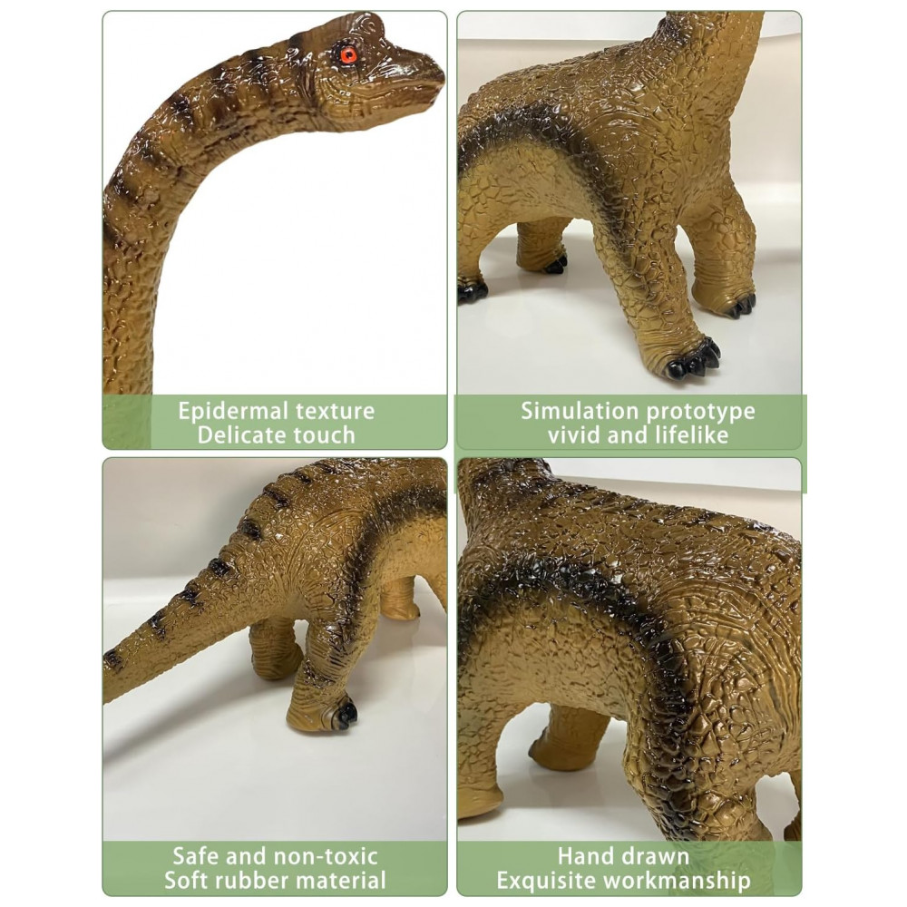 Grande Brachiosaurus 81 cm Brinquedo de Dinossauro para Crianças Brinquedo de Dinossauro Grande para Crianças YONGJULE - Imagem 3