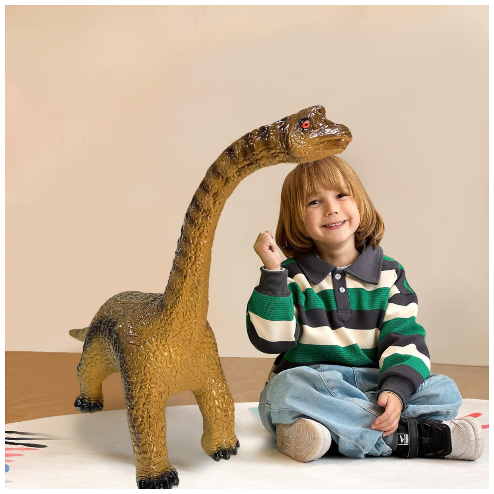 Grande Brachiosaurus 81 cm Brinquedo de Dinossauro para Crianças Brinquedo de Dinossauro Grande para Crianças YONGJULE - Imagem 4