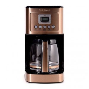 Cuisinart DCC-3200CS Cobre Aço - Cafeteira Programável 14 Copos com Jarra de Vidro Controle de Intensidade 1500W
