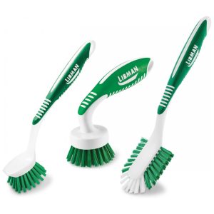 Kit de 3 Escovas de Limpeza para Uso Doméstico Libman