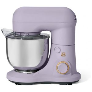 Batedeira planetária Beautiful 50L lavanda com tigela inox 12 velocidades cabeça basculante 300W 110V