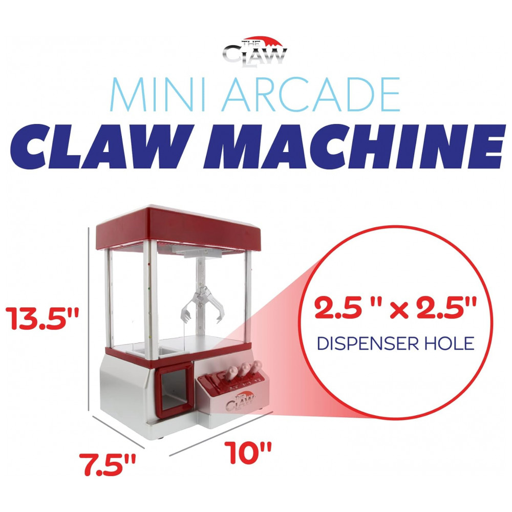 Máquina de Garra Eletrônica Etna - Mini Arcade com Luzes LED Piscantes e Sons para Crianças - Imagem 3