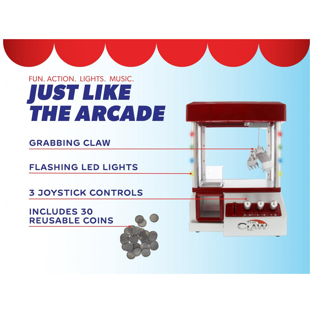 Máquina de Garra Eletrônica Etna - Mini Arcade com Luzes LED Piscantes e Sons para Crianças - Imagem 4