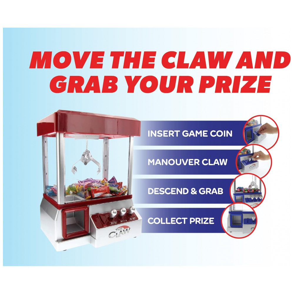 Máquina de Garra Eletrônica Etna - Mini Arcade com Luzes LED Piscantes e Sons para Crianças - Imagem 6