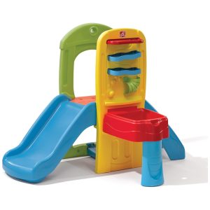 Playset Infantil Para Ambientes Internos e Externos Com Escorregador Escada Labirinto de Bolas e Jungle Gym - Para Crianças a Partir de 15 Anos - Step2