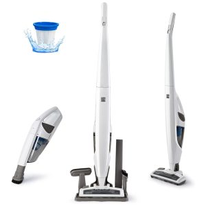 Aspirador de Pó sem Fio com Acessórios Silencioso e Farol de LED Ideal para Pets 110V Kenmore DS1030 Branco