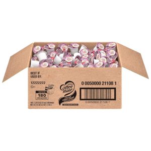 Creme para Café Sabor Doce Italiano Creme Líquido Não Lácteo 180 Unidades Nestlé Coffee Mate
