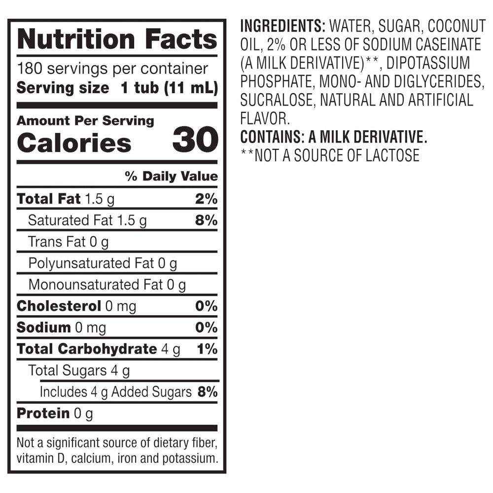 Creme para Café Sabor Doce Italiano Creme Líquido Não Lácteo 180 Unidades Nestlé Coffee Mate - Imagem 4