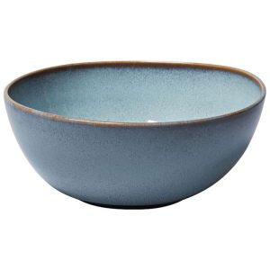 Tigela Estilo Clássico com Capacidade de 2.2L Material de Barro e Formato Redondo Villeroy Boch Azul Claro