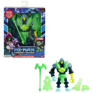 Boneco de Ação Esqueleto com Armadura de Batalha e Acessórios Master Of The Universe