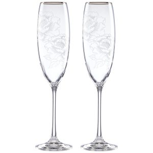 Conjunto de Taças para Champanhe de 295mL para Qualquer Ocasião Especial com 2 Peças Lenox Transparente