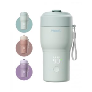 Aquecedor de Mamadeira Portátil Papablic para Viagens - Aquecimento Rápido Esterilizador Integrado Carregamento Rápido de 30W