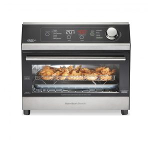 Forno Elétrico de Bancada 10 Configurações em Aço Inoxidável com Painel Digital 1800W 110v HAMILTON BEACH 31220 Prateado