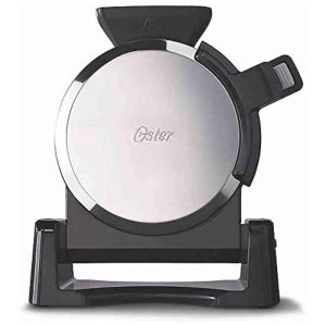 Máquina de Waflle Giratória com Infusão de Titânio 1080W 110v OSTER Prateado