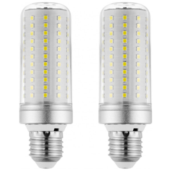 Lâmpadas RA RAYHOO LED 12W, equivalentes a 100-150W incandescentes, base E26/E27, 1800 lúmens, luz branca natural 4000K, não dimmável, pacote com 2 unidades.