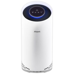 Purificador de Ar para Casa Grande Até 128 m² Purificador de Ar 4-em-1 True HEPA para Pelos de Animais Pólen Fumaça Cheiro de CozinhaAirspark