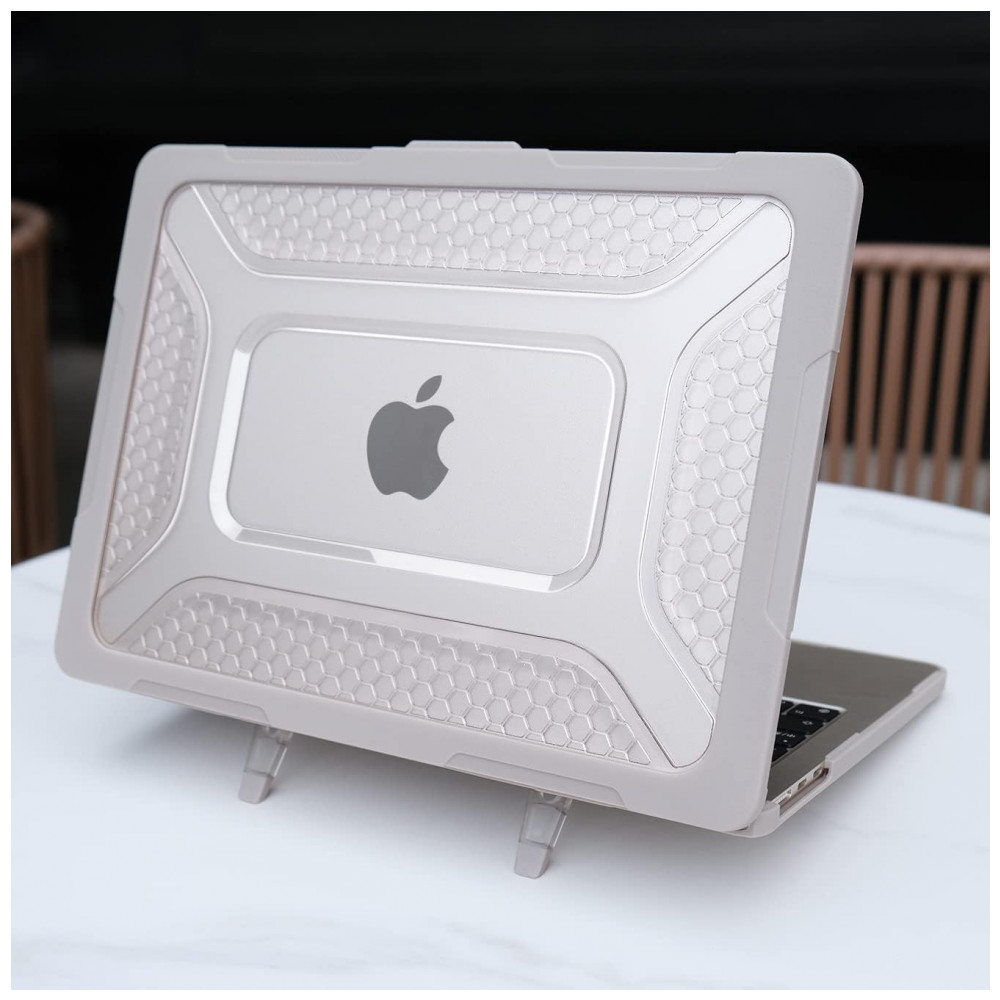 Capa Rígida Antichoque Rock Stone para MacBook Air 15″ (2023–2025 Modelos A3241/A3114/A2941 M2/M3/M4) – MEEgoodo - Imagem 5