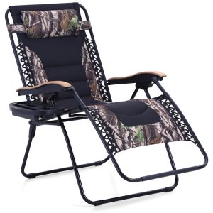 Cadeira Reclinável Ajustável Gravidade Zero com Apoio de Cabeça PHI VILLA Preto