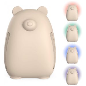 Purificador de Ar Infantil Pure Enrichment PureBaby Bege 4 Estágios HEPA Luz UV-C Luz Noturna 24m² PEAIRBER-SO 110V