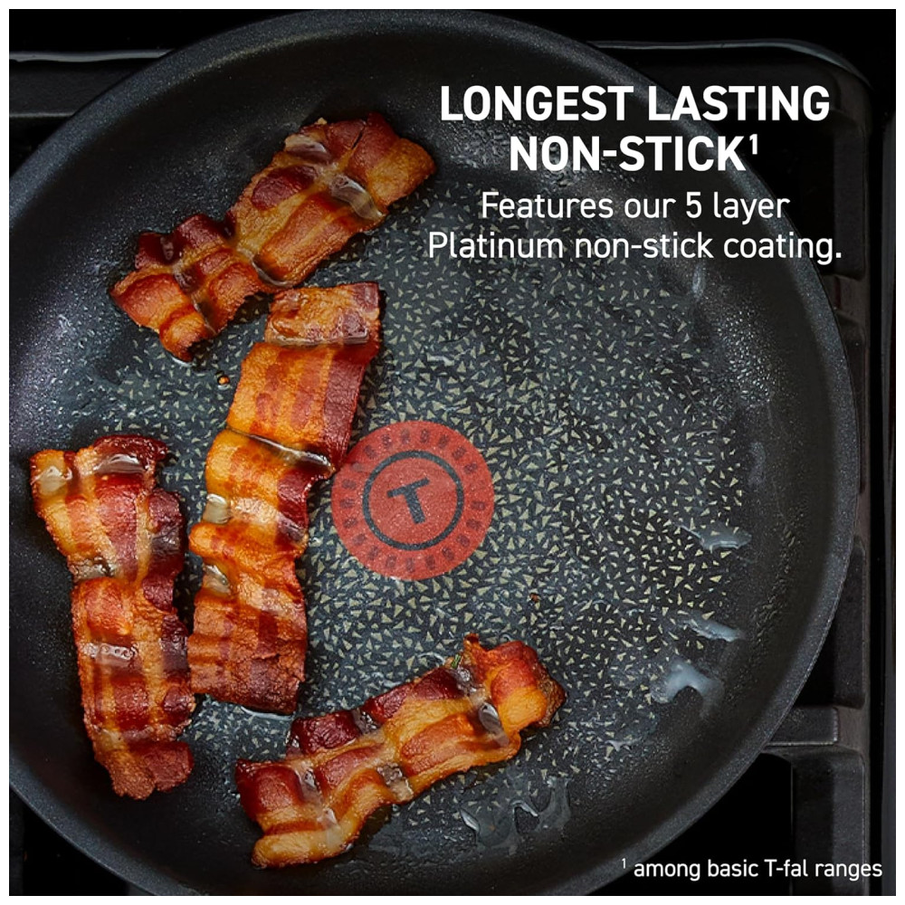 Jogo de Panelas e Frigideiras Antiaderentes Material em Alumínio e Granito com 14 Peças e Cabo Removível T-Fal Baunilha Francesa - Imagem 4