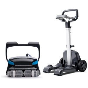 Robô Aspirador para Piscinas Dolphin Nautilus CC Supreme Wi-Fi Preto Conectividade Wi-Fi Escovação Ativa Caddy para Transporte Modelo 2025﻿