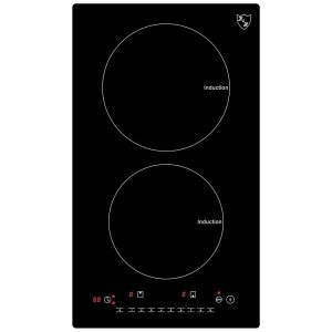 Cooktop de Indução Elétrico Embutido K&H 2 Queimadores 110V 1800W