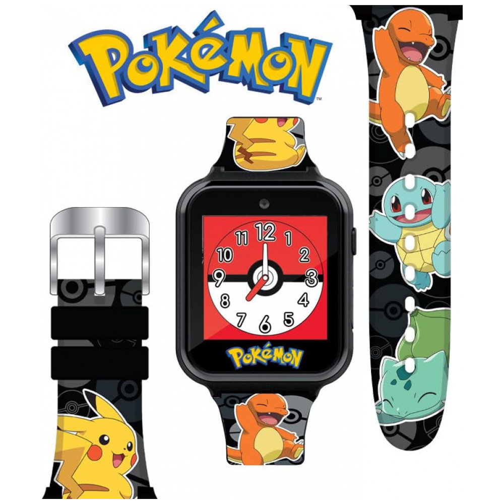 Relógio Smartwatch Infantil Pokémon Pikachu Interativo com Tela Touch Câmera e Pedômetro - Imagem 6