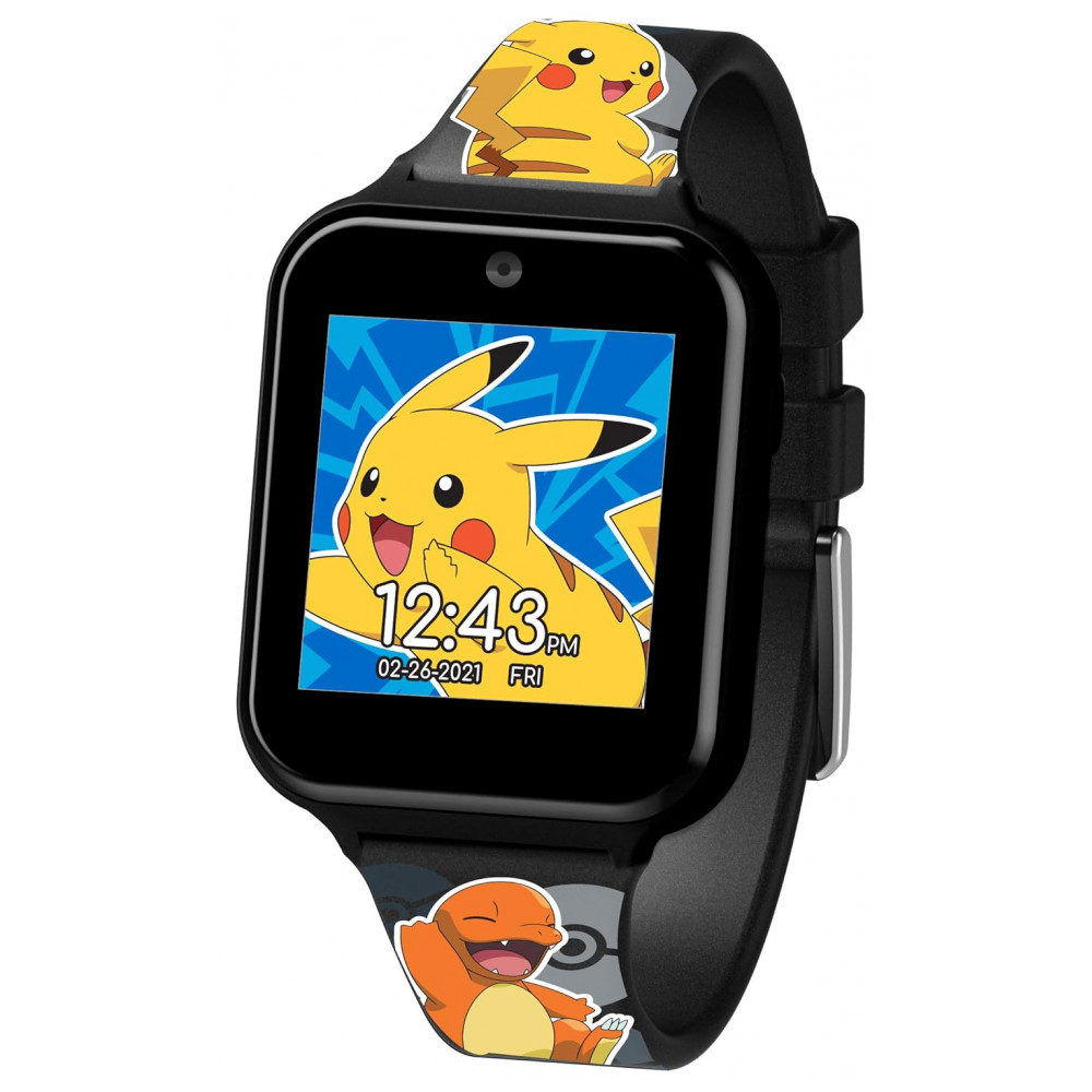 Relógio Smartwatch Infantil Pokémon Pikachu Interativo com Tela Touch Câmera e Pedômetro - Imagem 8