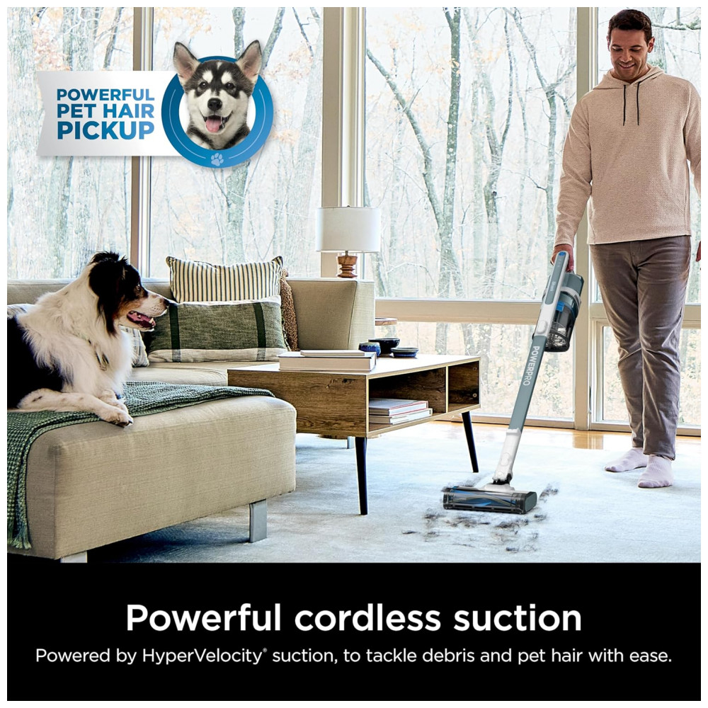 Aspirador de Pó Sem Fio Shark PowerPro Plus Essential Leve Recarregável Tecnologia FloorDetect Filtro HEPA Autonomia de até 50 Minutos Sucção Po - Imagem 2