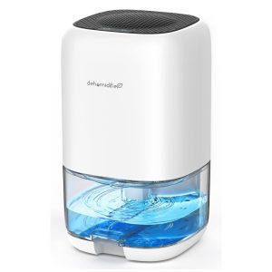 Desumidificador 1L para Ambiente Doméstico Silencioso com Desligamento Automático até 26m2 TABYIK Branco