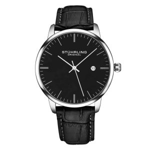 Relógio Masculino Stuhrling Rasa 3997A Quartzo 40mm Preto