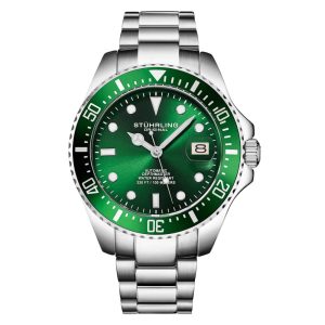 Relgio Japons Automtico Depthmaster 4048 42mm com Mostrador Verde da Stuhrling