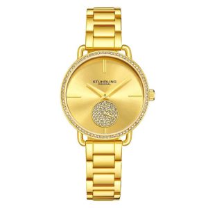 Relógio Feminino Astraea 3909 Quartzo 38mm Dourado
