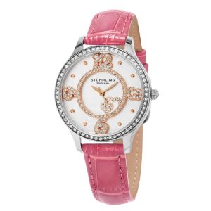 Relógio Feminino Stuhrling Chic 760 Quartzo 36mm Rosa