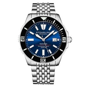 Relógio Masculino Stuhrling 1006.03 Automático 43mm Prata