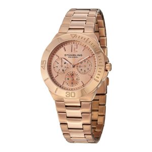 Relógio Feminino Stuhrling Regata 558 Quartzo 38mm Rosa