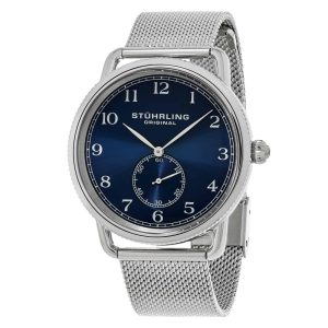 Relógio Masculino Stuhrling Classique 207M Quartzo 40mm Prata