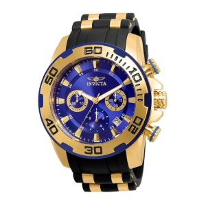 Relógio Masculino Pro Diver SCUBA Invicta 22313 Preto Dourado e Azul