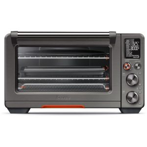 Forno Elétrico em Aço Inoxidável 56L com 13 Funções Predefinidas e Display LED 110V 1800W Breville Preto