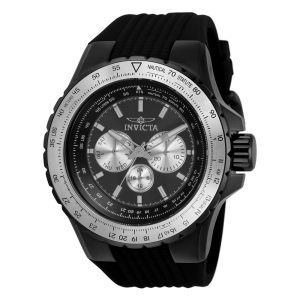 Relgio Masculino Aviador - 50mm. Preto 33033 Invicta