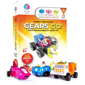 Kit STEM de engenharia de mobilidade para veículos Circuito de Cubos e Engrenagens GO Tenka Inc.