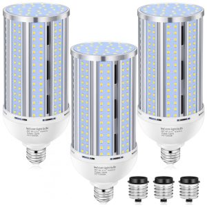 Lâmpada LED Corn 120W (3 un) 15.800LM 5000Kfanless base E26/E39 ideal para garagemgalpão fábrica oficina e área externa XYCN.