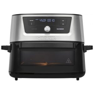 Fritadeira de Ar Cuisinart Forno de 9 Litros com Cesto de Aço Inoxidável e 6 Programas para Assar Cozinhar Grelhar Fritar