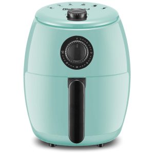 Fritadeira Elétrica AirFryer 2.1L com Temperatura Ajustável e Temporizador 110V 1000W Elite Gourmet EAF0201BL Verde Menta