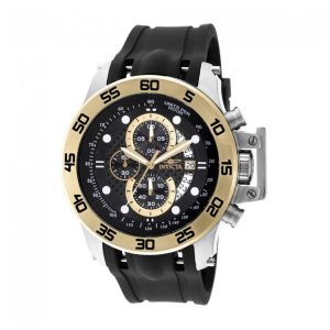 Relógio Masculino I Force Invicta 19253 Preto Prata e Dourado